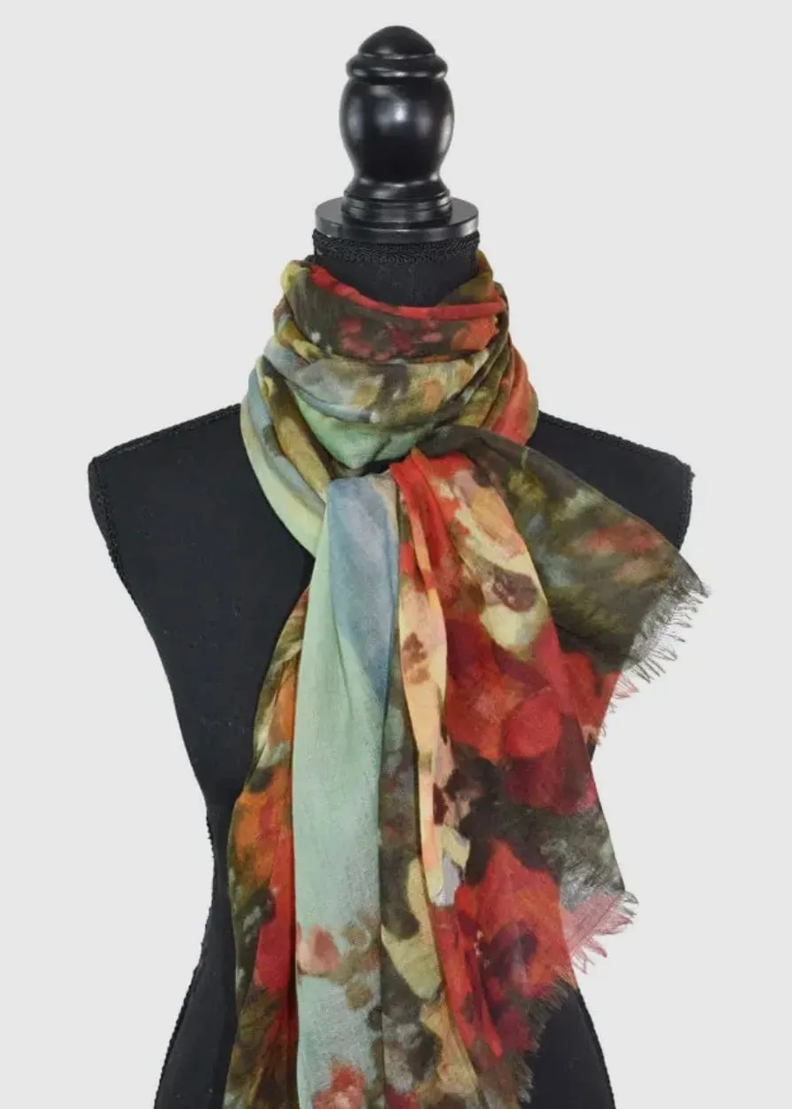 Wool & Cotton Scarf Leah