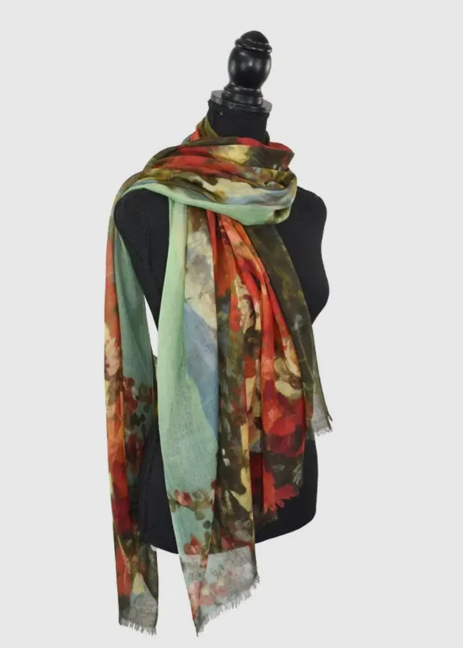 Wool & Cotton Scarf Leah