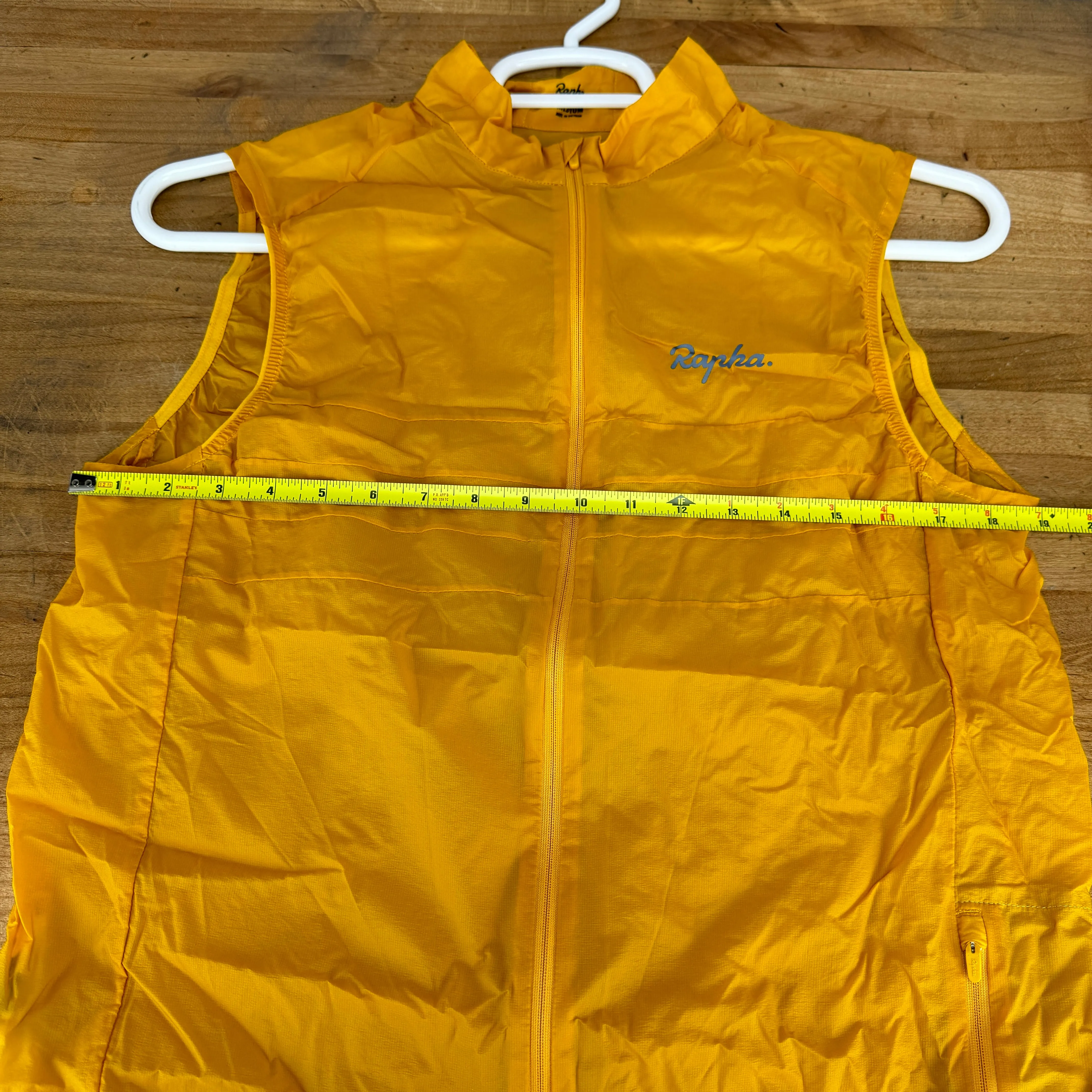 Worn Once! Rapha Explore Lightweight Gilet Men's Medium Yellow Cycling Vest