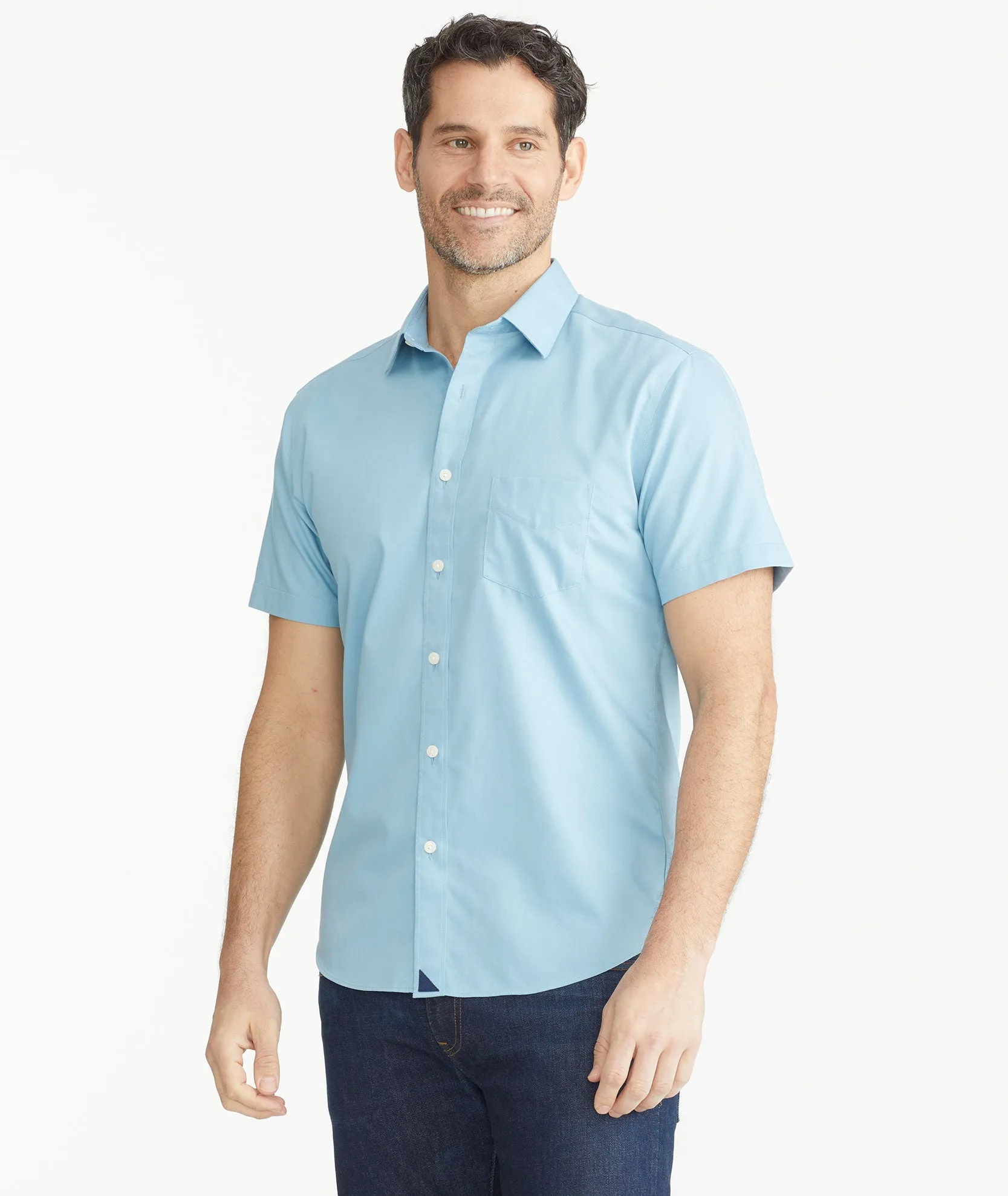 Wrinkle-Free Short-Sleeve Hargrove Shirt