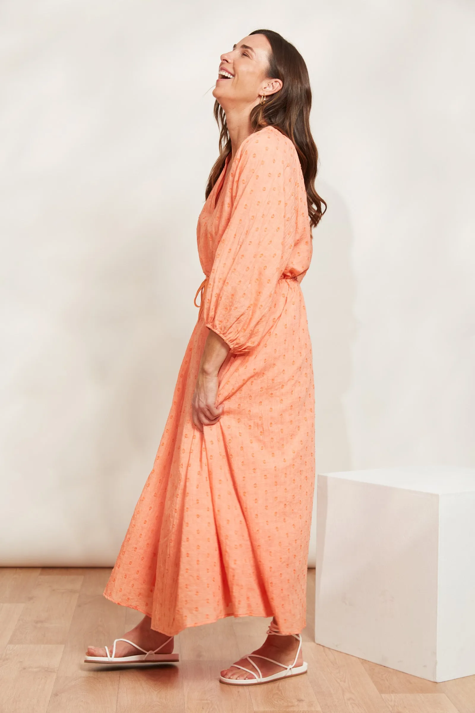 Zephyr Maxi Dress - Papaya