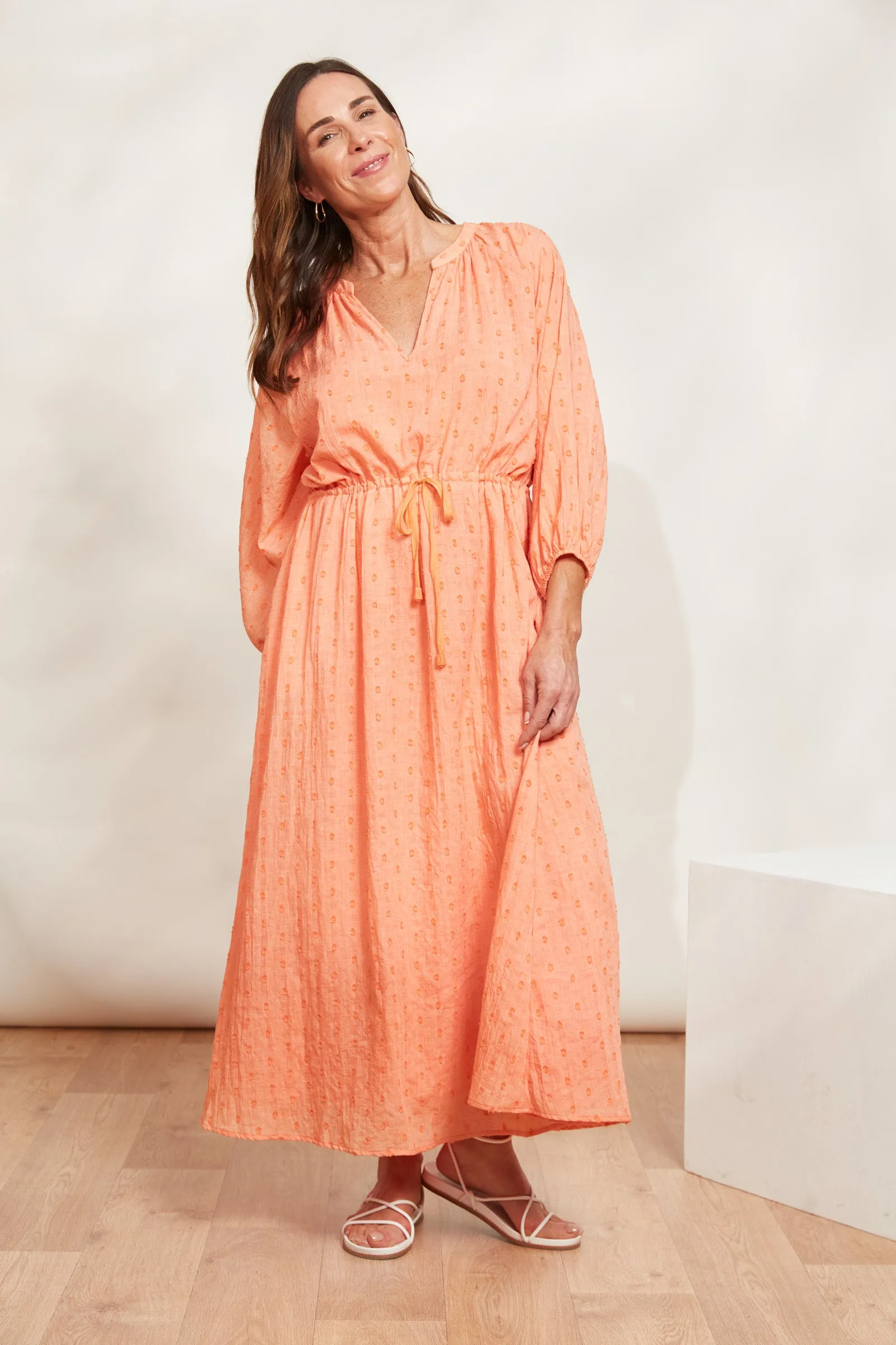 Zephyr Maxi Dress - Papaya