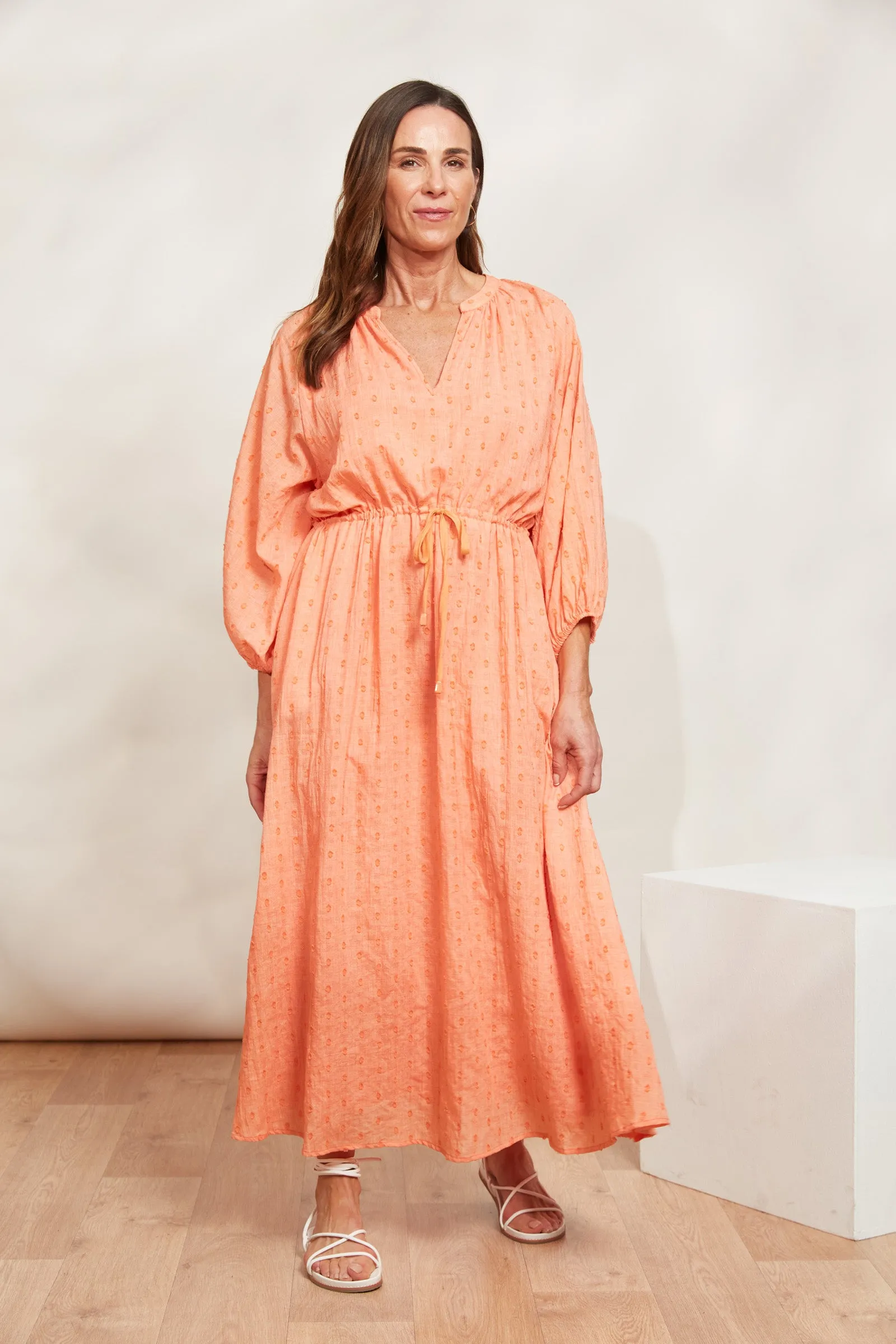 Zephyr Maxi Dress - Papaya