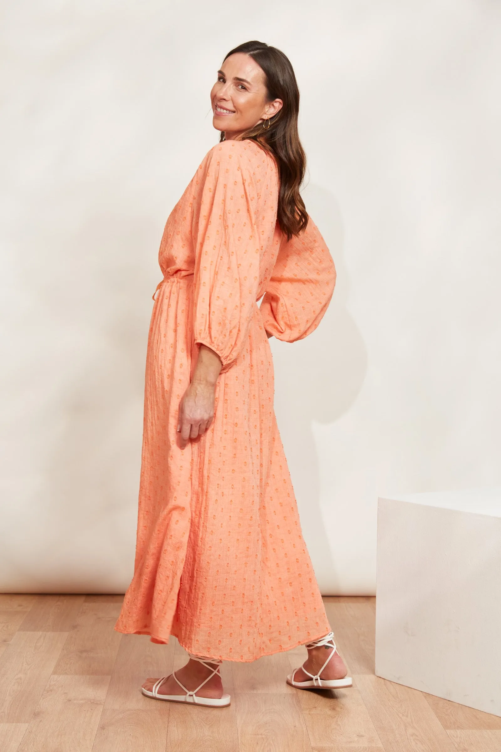 Zephyr Maxi Dress - Papaya