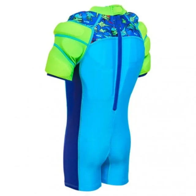 Zoggs Saw Fish Water Wings Float Suit Kids Beach Vest Aqua 8021190